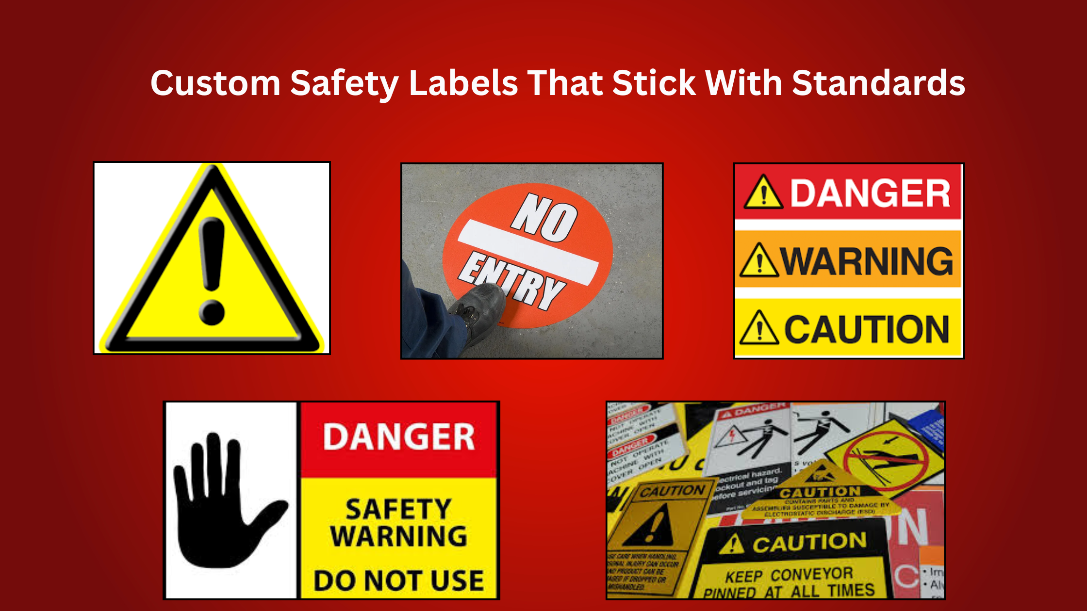 Safety warning labels