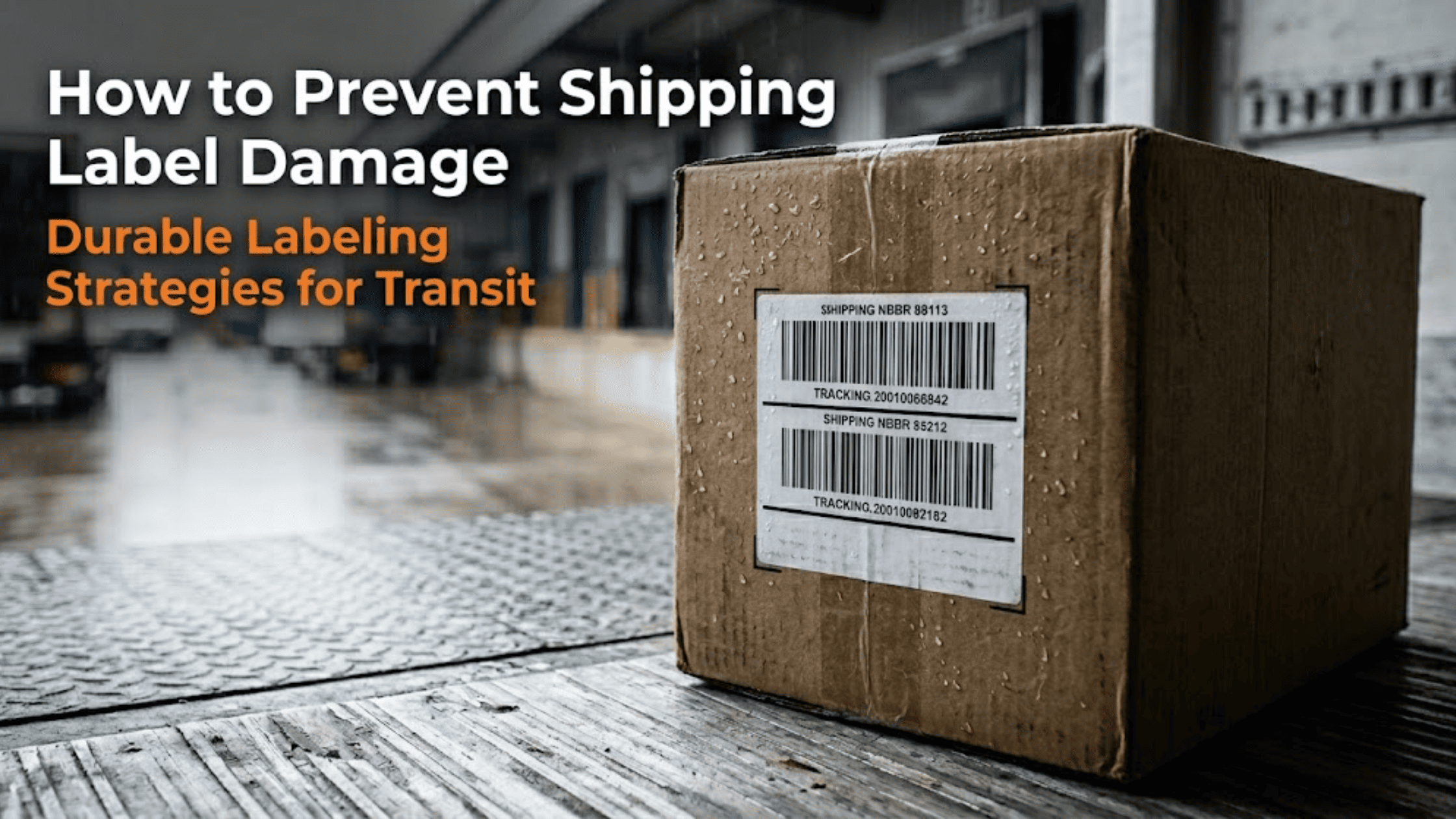 prevent shipping label damage